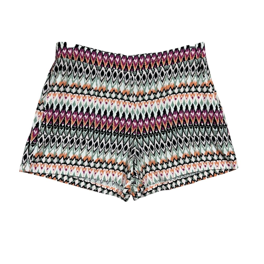 Wildfox Geometric Lightweight Boho Multicolor Shorts Sz XL Pockets